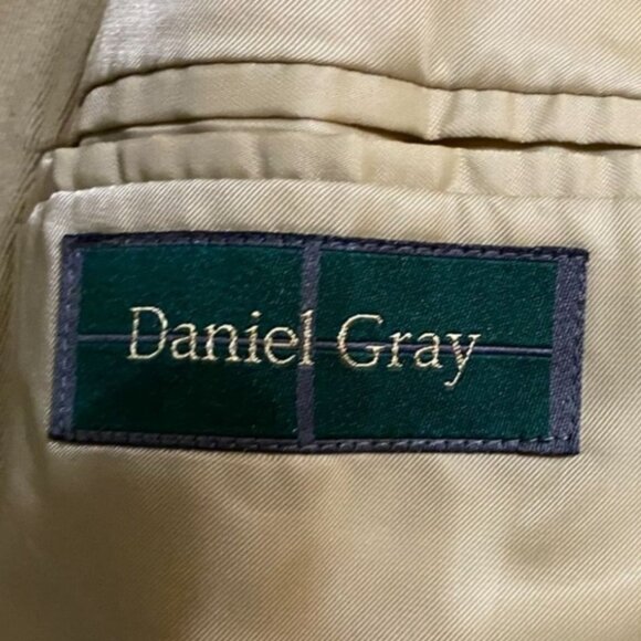 Daniel Gray Men's Blazer Jacket 42L Beige Corduroy Sport Coat SK Vintage Classic - Picture 4 of 16